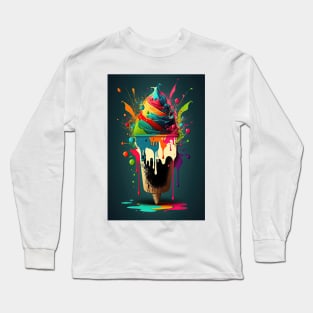 Popping colors icecream Long Sleeve T-Shirt